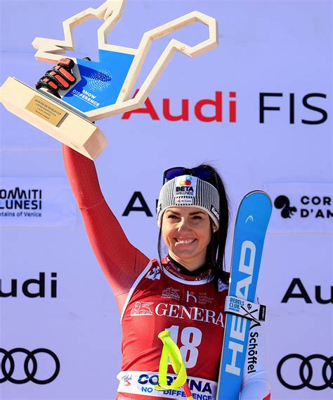 Stephanie Venier Wins First Downhill In Cortina D Ampezzo