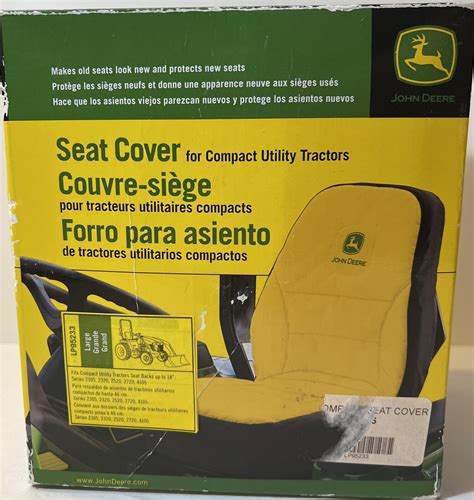 John Deere Compact Utility Tractor Seat Cover Large Lp