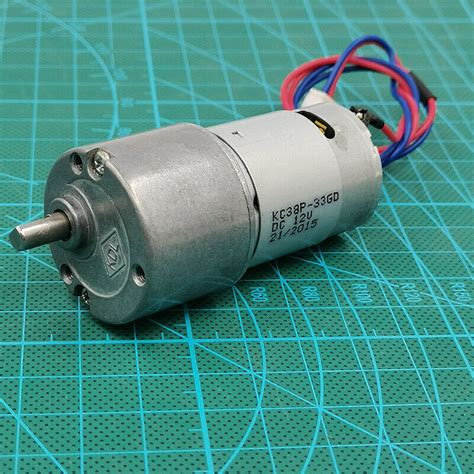 33MM DC 6V 12V 36RPM Slow Speed High Torque Electric Gear Box Metal