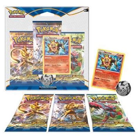 Pokemon Tripack Rupture Turbo Némélios Cdiscount Jeux Jouets