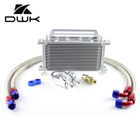 DWK Universal 19 Row AN10 19Rows Engine Oil Cooler Radiator Kits Filter