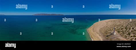 Magdalena Bay Baja California Sur aerial landscape Mexico Stock Photo ...