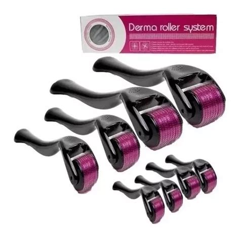 Dermaroller0 5 Mm A 2 5 Mm Derma Roller System 540 Agulhas MercadoLivre