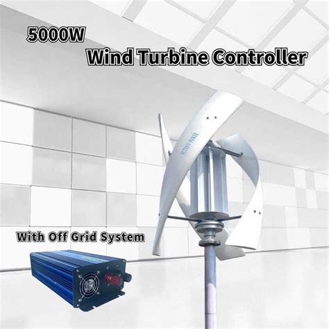 Wind Turbine Generator 5kw Vertical Axis Maglev Plant High Voltage