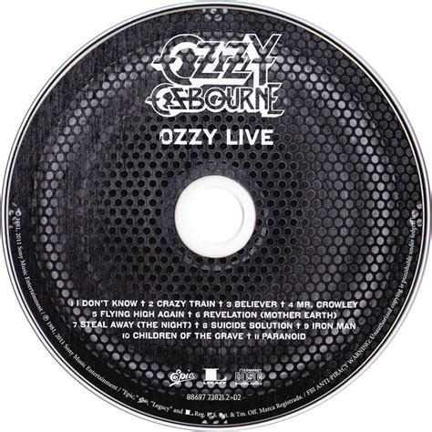 Car Tula Cd De Ozzy Osbourne Diary Of A Madman Deluxe Edition