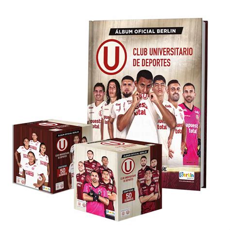 Club Universitario De Deportes Lbum Tapa Dura Cajitas