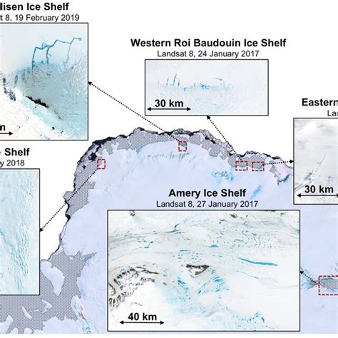 Map Of Study Areas True Color Composites Based On Landsat 8 Scenes