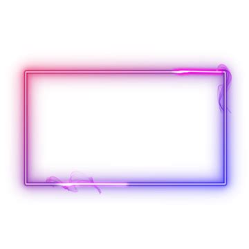 Neon Pink Frame PNG Transparent Images Free Download | Vector Files ...