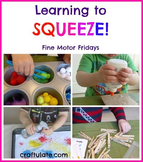 Learning To Squeeze {fine Motor Fridays} Craftulate In 2023