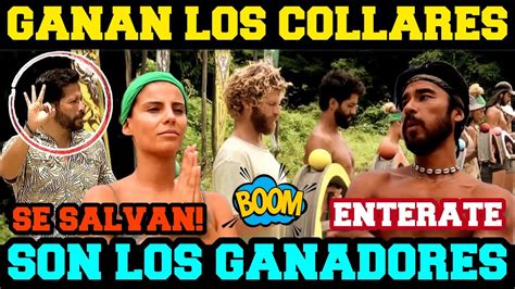 ULTIMO MOMENTO ELLOS SON LOS GANADORES DE LOS COLLARES SE SALVAN