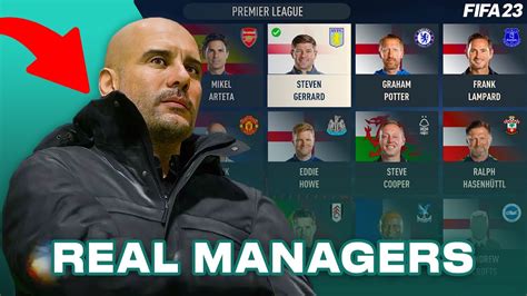 Every Face Scan Real Manager In Fifa Career Mode Youtube