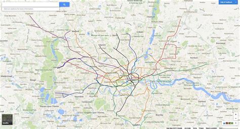 Courtesy of the new Google Maps: A geographically accurate tube map : r ...