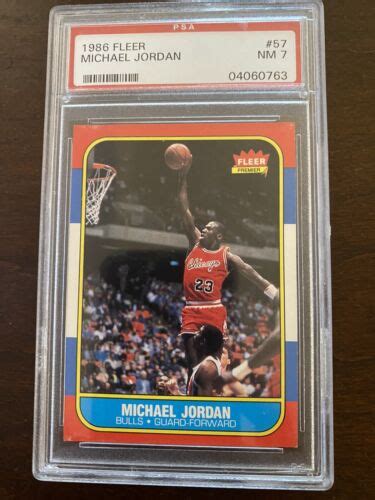 Fleer Michael Jordan Rookie Rc Psa Dead Centered Ebay