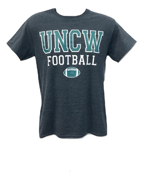 Uncw Seahawks Undefeated Football T Shirt Dark Heather Etsy