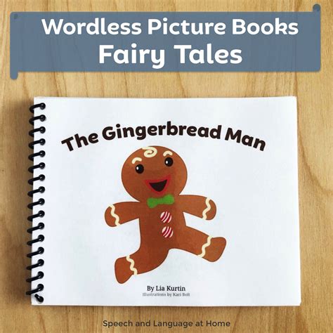 The Gingerbread Man wordless picture book. Speech activities for ...