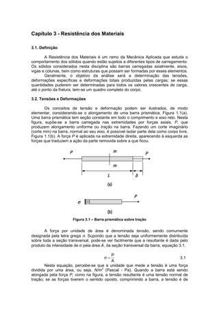 Resistencia dos materiais tensão e deformação PDF