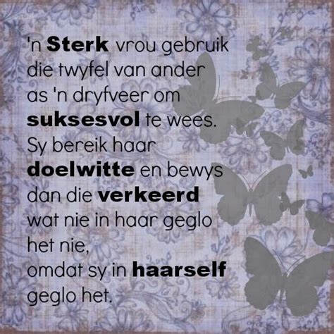 Afrikaanse Inspirerende Gedagtes And Wyshede N Sterk Vrou Gebruik Die