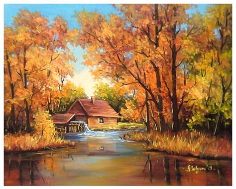 Tablouri De Suflet Si Vis Oil Painting Landscape Landscape Paintings