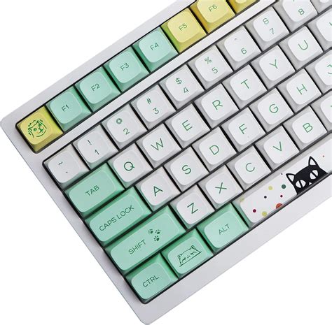 Amazon Molgria Keycaps Strange Cat Set For Mechanical Keyboard