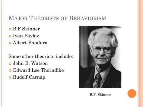 Ppt The Behaviorist Theory Powerpoint Presentation Free Download