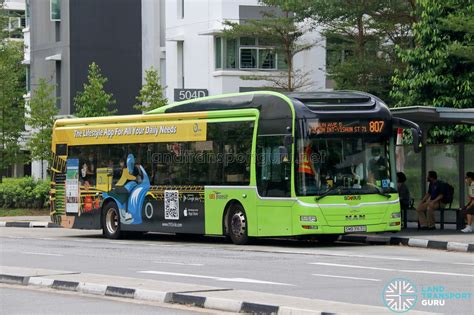 Bus 807 Sbs Transit Man Lions City A22 Smb3163d Land Transport Guru