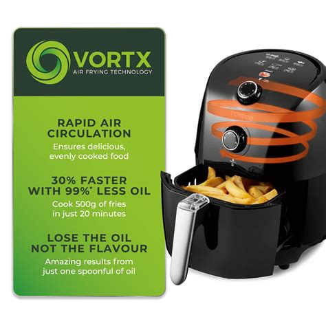 Mua Tower T17025 Vortx Compact Air Fryer With Rapid Air Circulation 30 Minute Timer 15 Litre