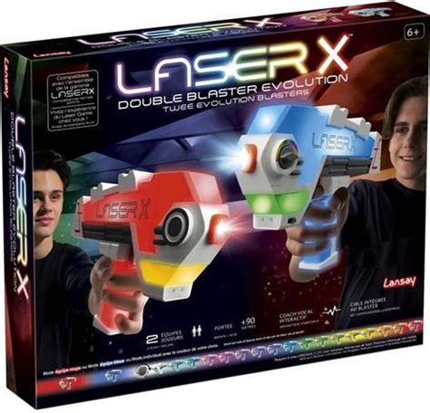 Lansay Laser X Doppio Blaster Evolution Lansay Casette Giocattoli