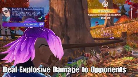 Deal Explosive Damage To Opponents Stage Of Fortnite Mae