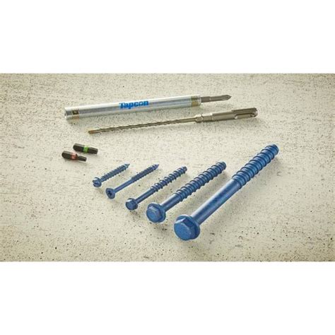 Home And Hobby Drill Bit Included Tapcon 316 X 2 14 Hex Head Concrete