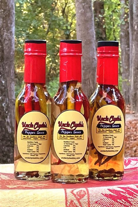 Uncle Clyde S Hot Pepper Sauce Etsy