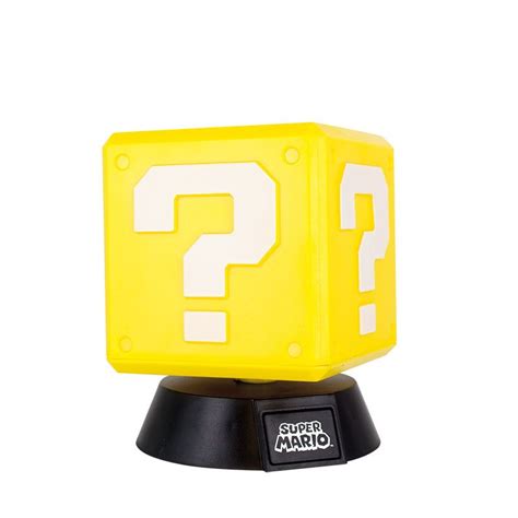 LAMPARA ICON SUPER MARIO CUBO INTERROGANTE