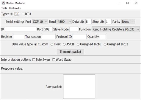 Github Scifidryer Modbusmechanic Cross Platform Gui Modbus Tcp Rtu