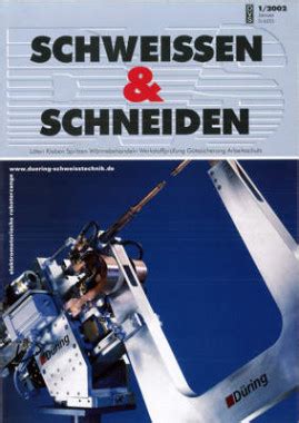 Ausgabe 1 2002 Schweißen und Schneiden