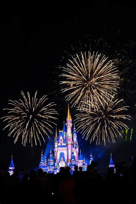 Fireworks over Cinderella Castle