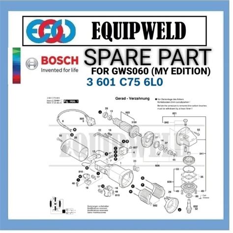 Spare Part Bosch Armature On Off Switch Gear Housing For Gws