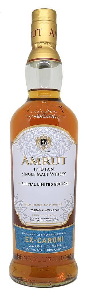 Indian Whisky Amrut Rum Caroni French Connections Single Cask