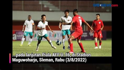 Gilas Singapura 9 0 Timnas Indonesia Puncaki Klasemen Grup A Piala AFF