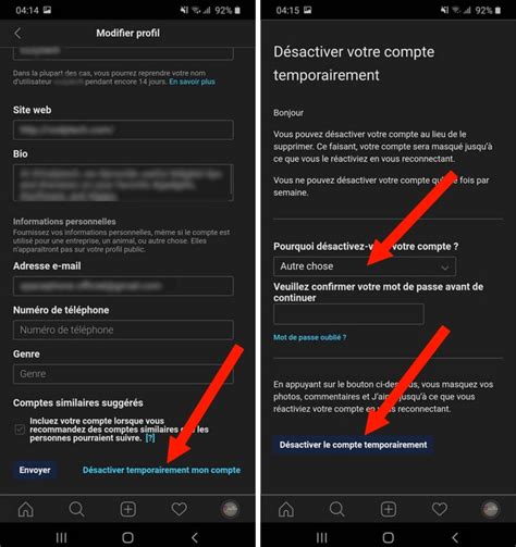 Comment Désactiver Le Compte Instagram Sur Android Et Ios