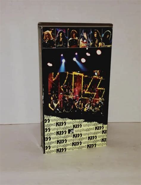 Kiss Mtv Unplugged Uk Vhs Video Tape Official Release Gene Simmons