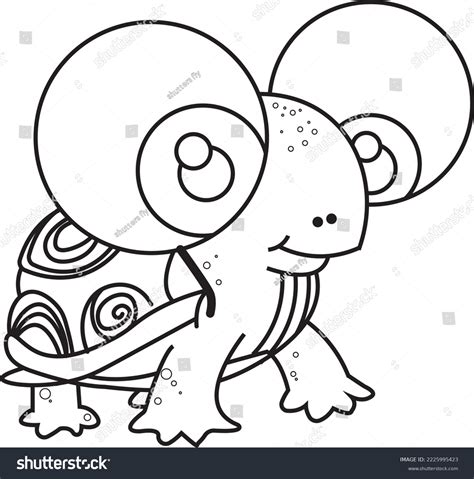 Cute Baby Tortoise Vector Illustrate Stock Vector (Royalty Free ...