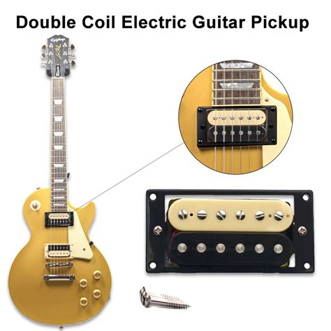 Guitar Pickup Zebra Faced Humbucker Double Coil Electric Guitar Pickups