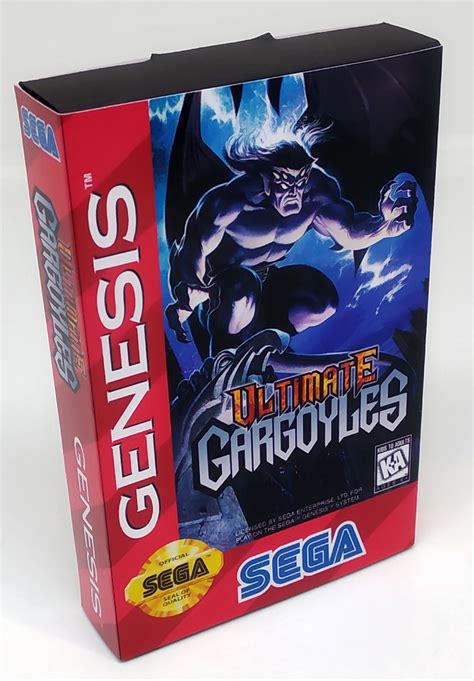 Ultimate Gargoyles Sega Genesis Mega Drive Repros Retro