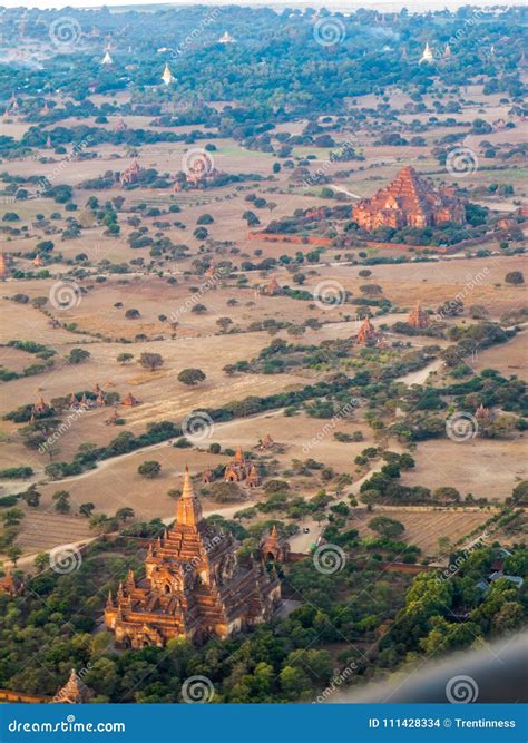 Myanmar Temples at Sunrise in the Summer Editorial Stock Image - Image ...