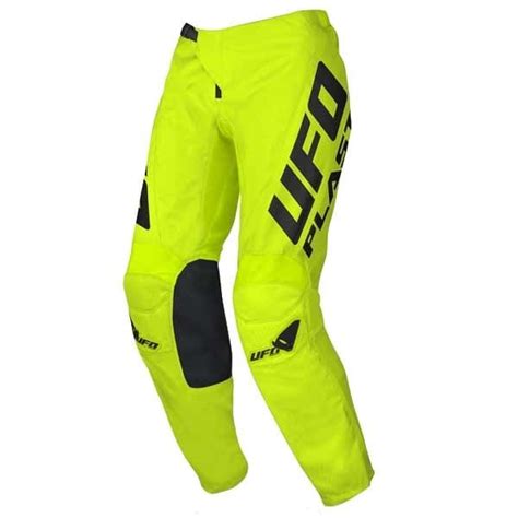 Pantalon Motocross Ufo Plast Radial Jaune Enfant