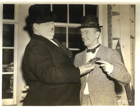 Stan Laurel And Oliver Hardy In Block Heads Original Vintage Photo 1938