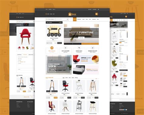 Online Retail Store Website Template Free Pafpic