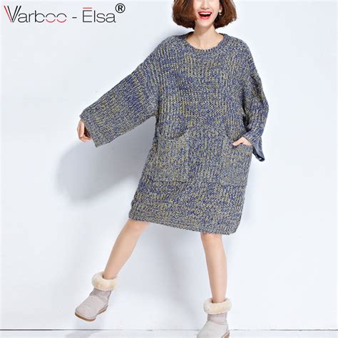 Varboo Elsa Mujeres Su Ter Nueva Moda Oto O Invierno Manga Larga