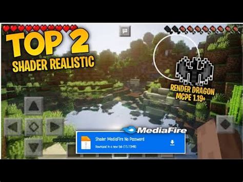 Top Shader Render Dragon Realistic Mcpe Mirip Rtx Java Support