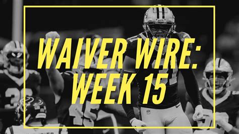 Idp Waiver Wire Week 15 By Jeff Pomazal The Idp Show