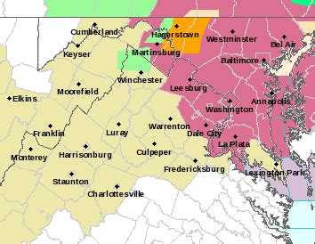 Weather Alert Saturday for Northern Virginia | Manassas Park, VA Patch